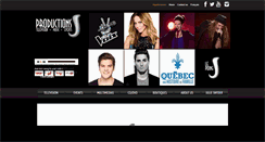 Desktop Screenshot of productionsj.com